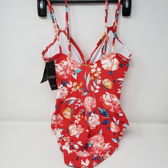 Ralph Lauren Bright Floral One Piece Swimsuit NWT - Picture 5 of 9